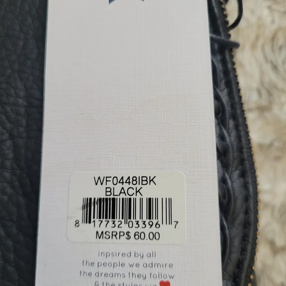 Wallflower Black Crossbody Bag - Picture 3 of 6